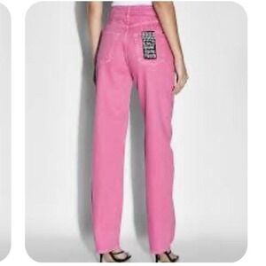 NWT‎  Ksubi Brooklyn Fuschia Straight leg Jeans size 29